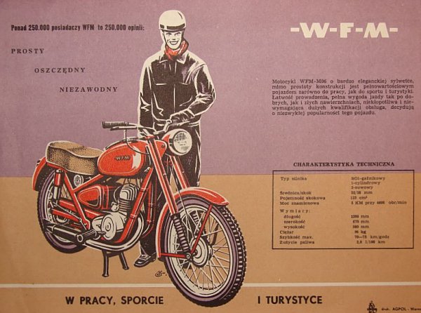 Motocykl WFM M06