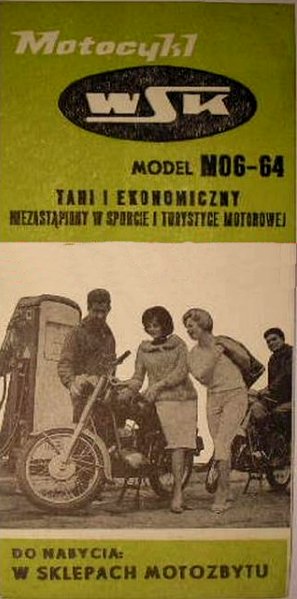 Motocykl WSK M06 64