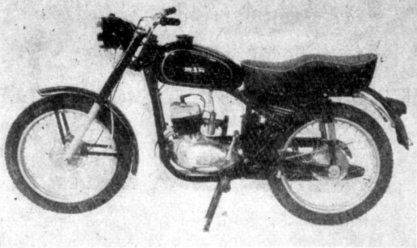 Motocykl WSK M06-64 lewa strona
